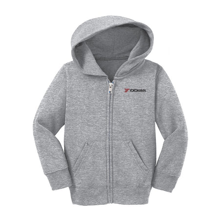 Port & Company® Toddler Core Fleece Full-Zip Hooded Sweatshirt - 7975132233982