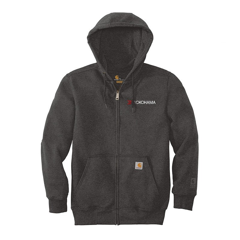 Carhartt Midweight Hooded Zip-Front Sweatshirt, NAVY, 2XL
